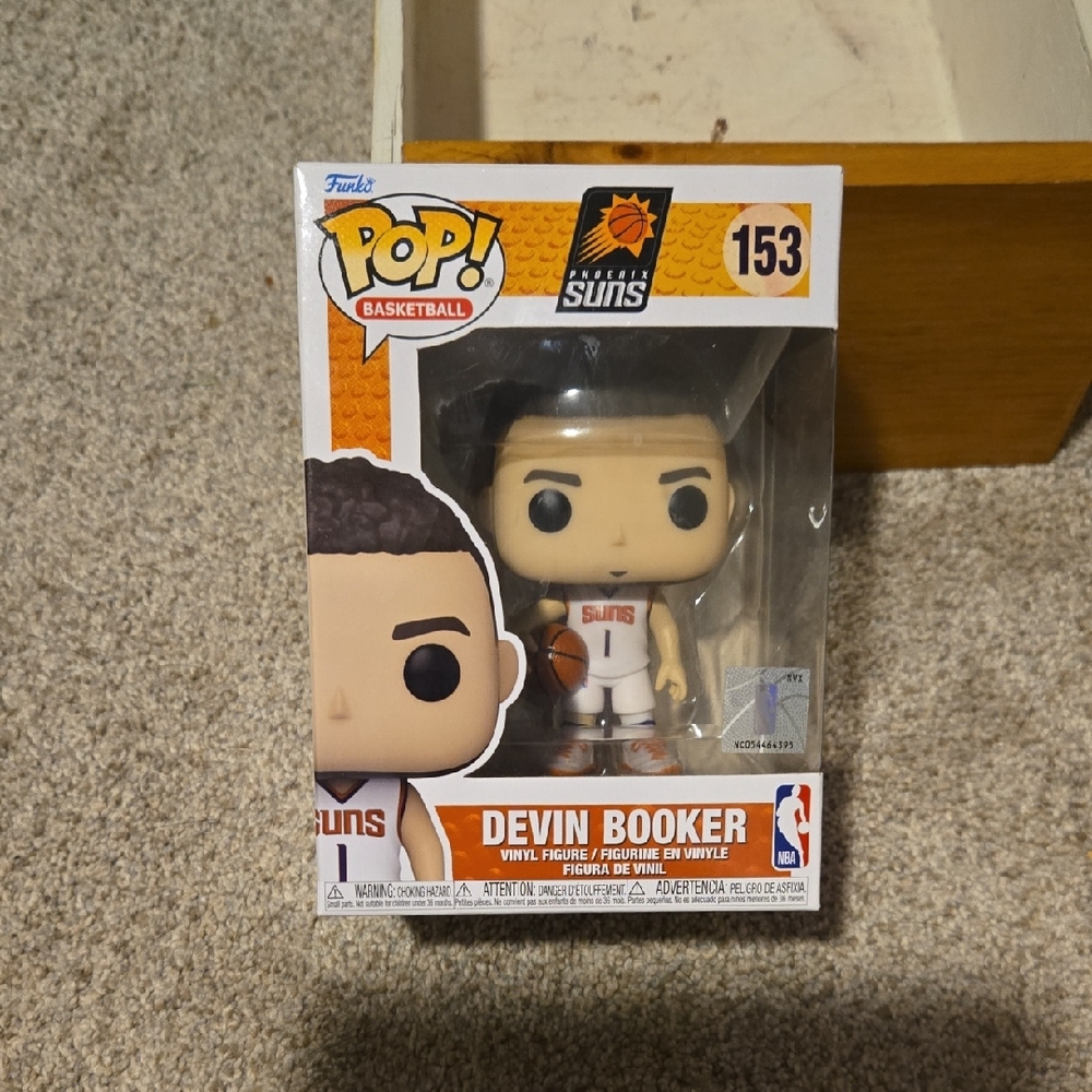 Funko Pop! Devin Booker in Orange and White
